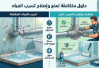 اصلاح تسرب الماء