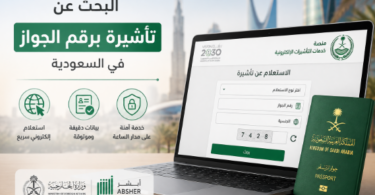 البحث عن تاشيرة برقم الجواز