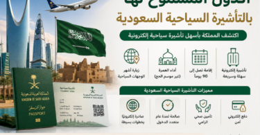 الدول المسموح لها بالتأشيرة السياحية السعودية