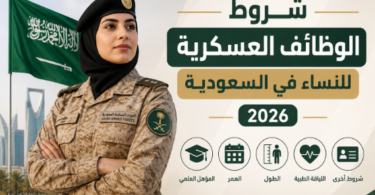 شروط الوظائف العسكريه للنساء